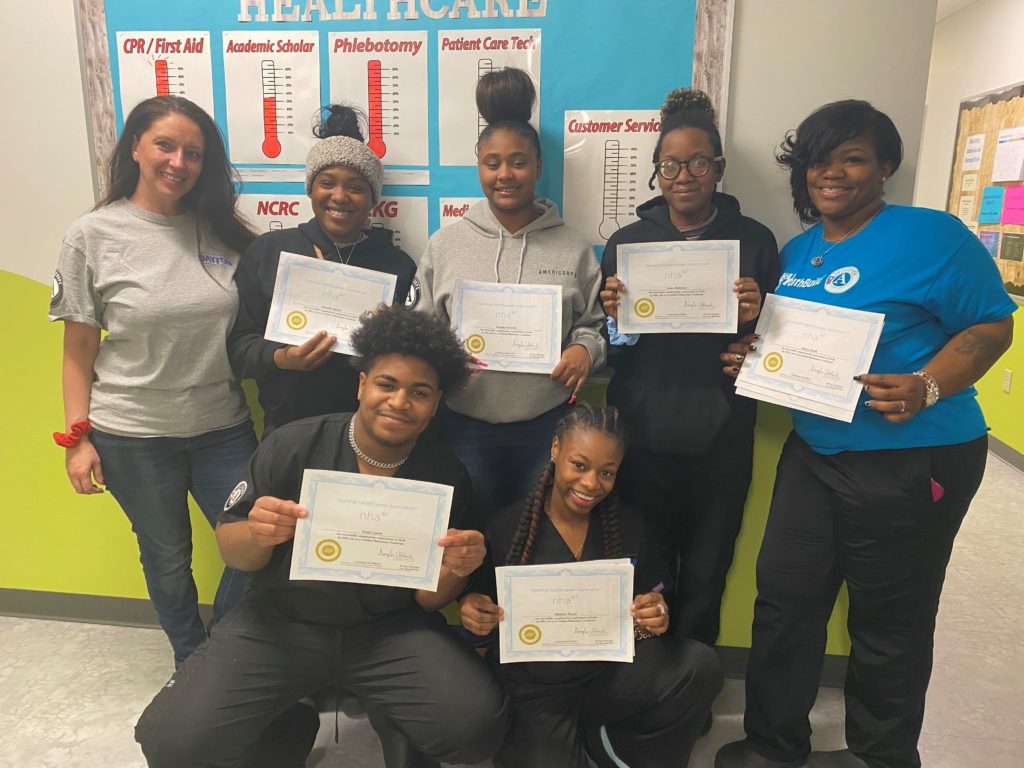 YouthBuild Dayton Graduates Earn National Allied Health Certifications